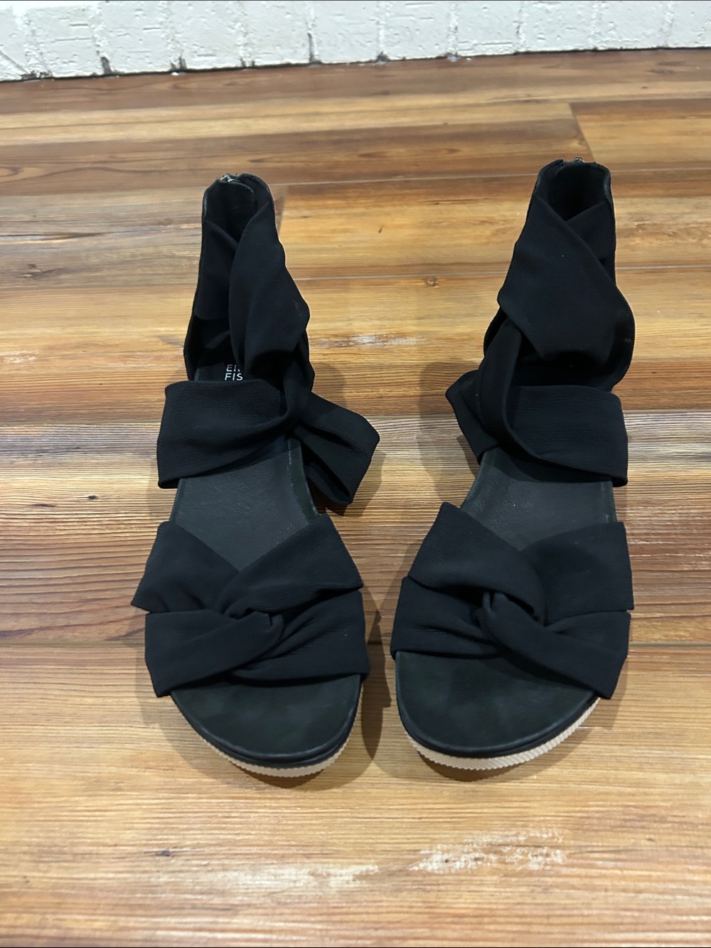 Eileen Fisher Zanya Twisted Stretch Mesh Sandal